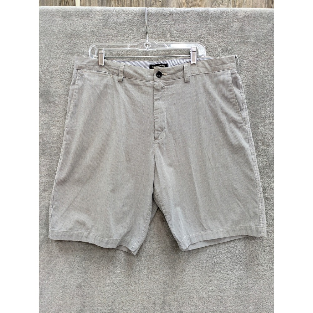 Banana Republic Pinstripe Shorts Mens 38 Blue‎ White Coastal Preppy